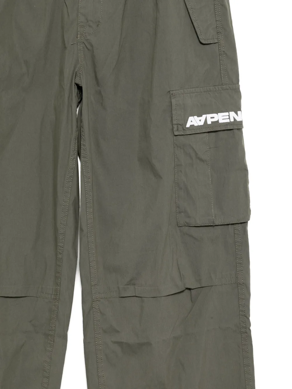 Aape By A Bathing Ape Logo-patch Track Pants In Green