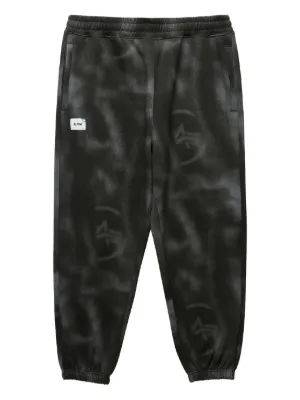 AAPE BY *A BATHING APE® カモフラージュ トラックパンツ | ブラック