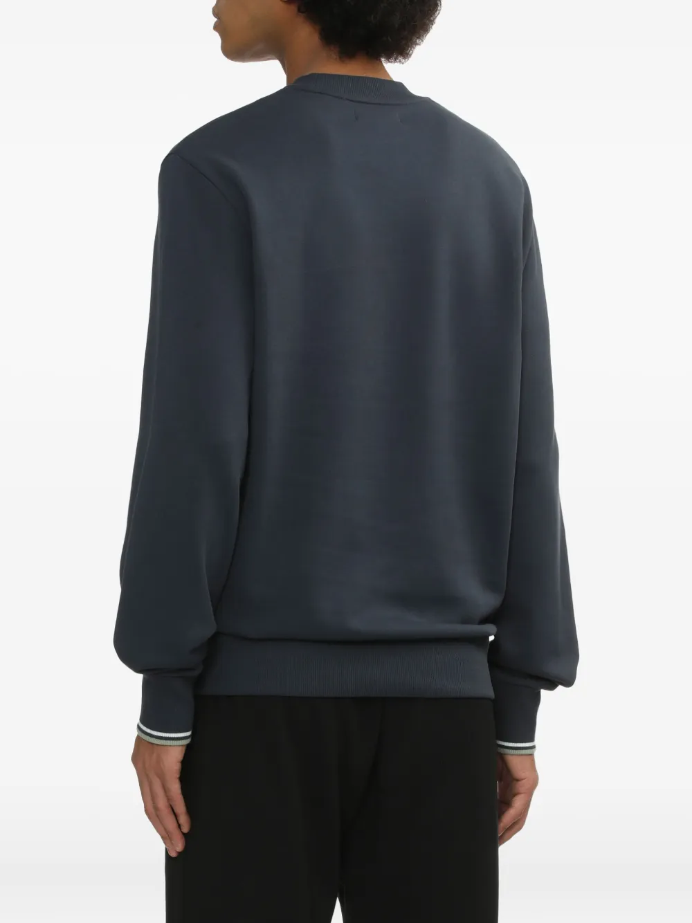 Fred Perry Sweater met ronde hals Blauw