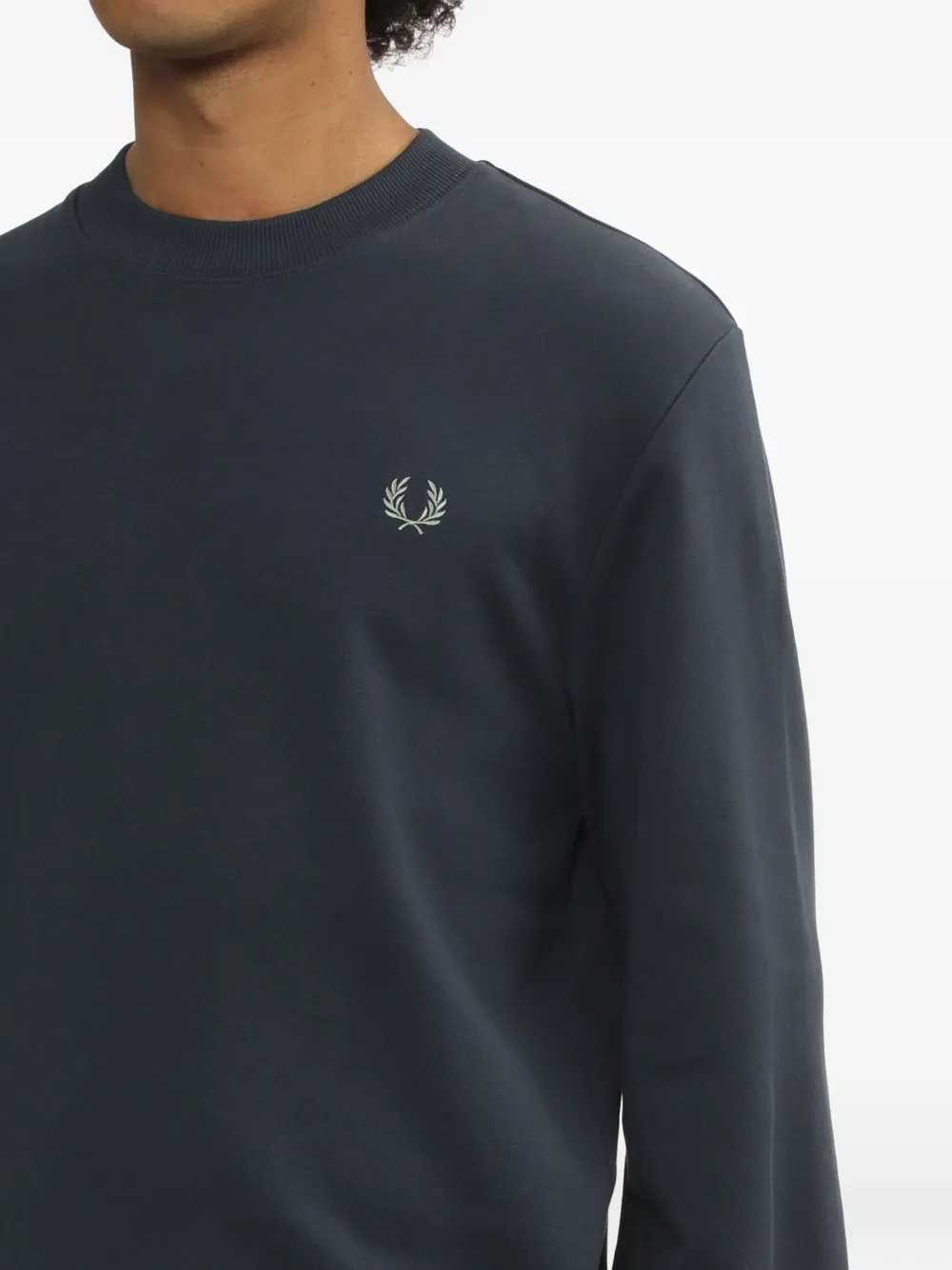 Fred Perry Sweater met ronde hals Blauw