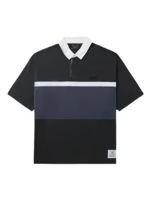 Cornier ストライプポロシャツ Mサイズ グレー系 Cornier | コルニエ