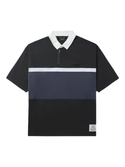 Alpha Industries striped polo shirt