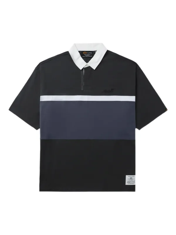 Alpha Industries ストライプ ポロシャツ | グレー | FARFETCH JP