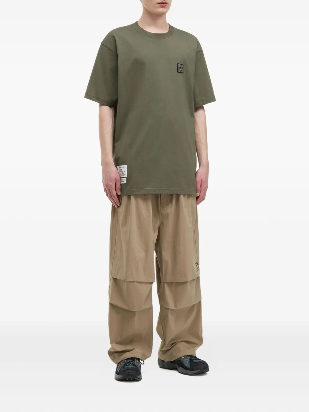 Alpha Industries logo-patch cotton T-shirt | T-Shirts | Image 2