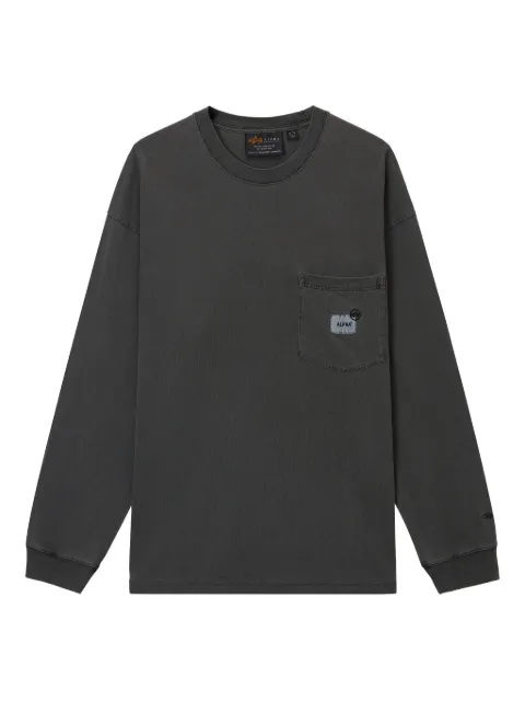 Alpha Industries pocket-detail long-sleeve T-shirt
