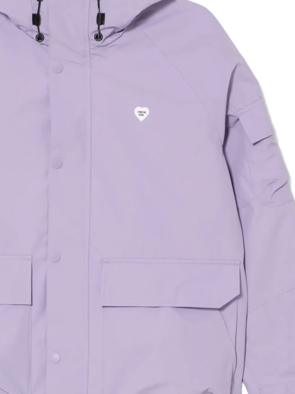 Chocoolate Logo-embossed Jacket In Blue