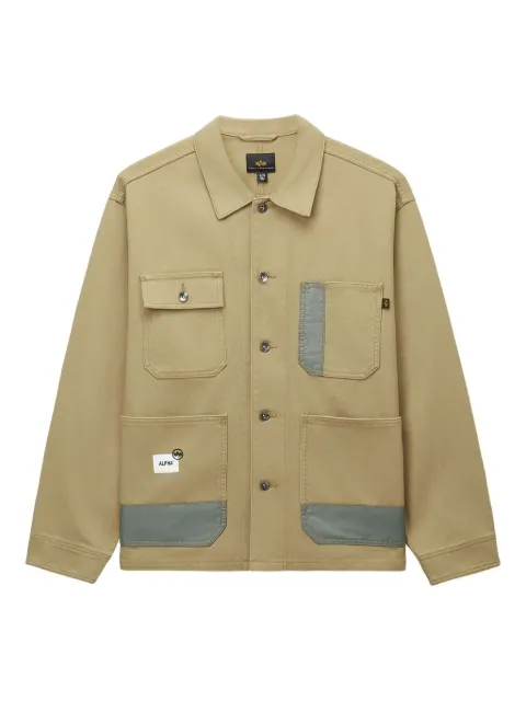 Alpha Industries chamarra con bolsillo de parche