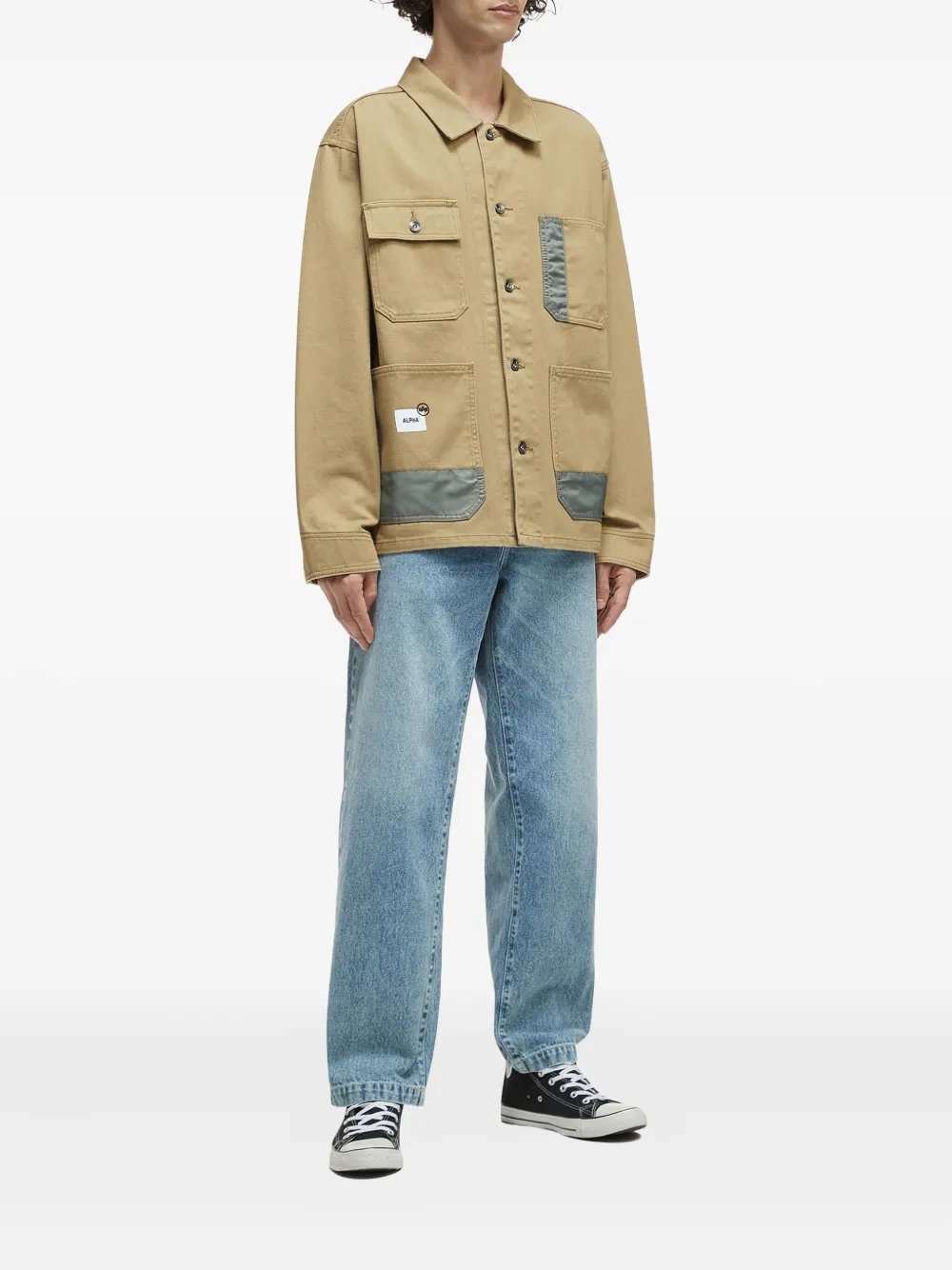 Alpha Industries patch-pocket cotton jacket | Shirt Jackets | Image 2