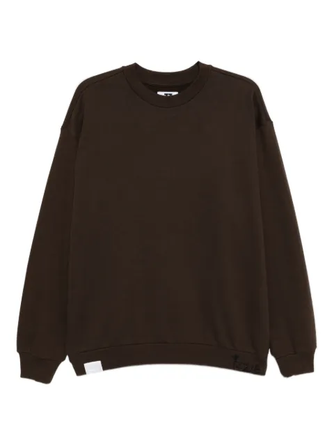 izzue logo-embroidered sweatshirt 