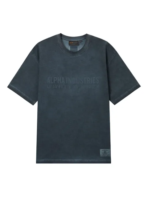 Alpha Industries logo-print crew-neck T-shirt