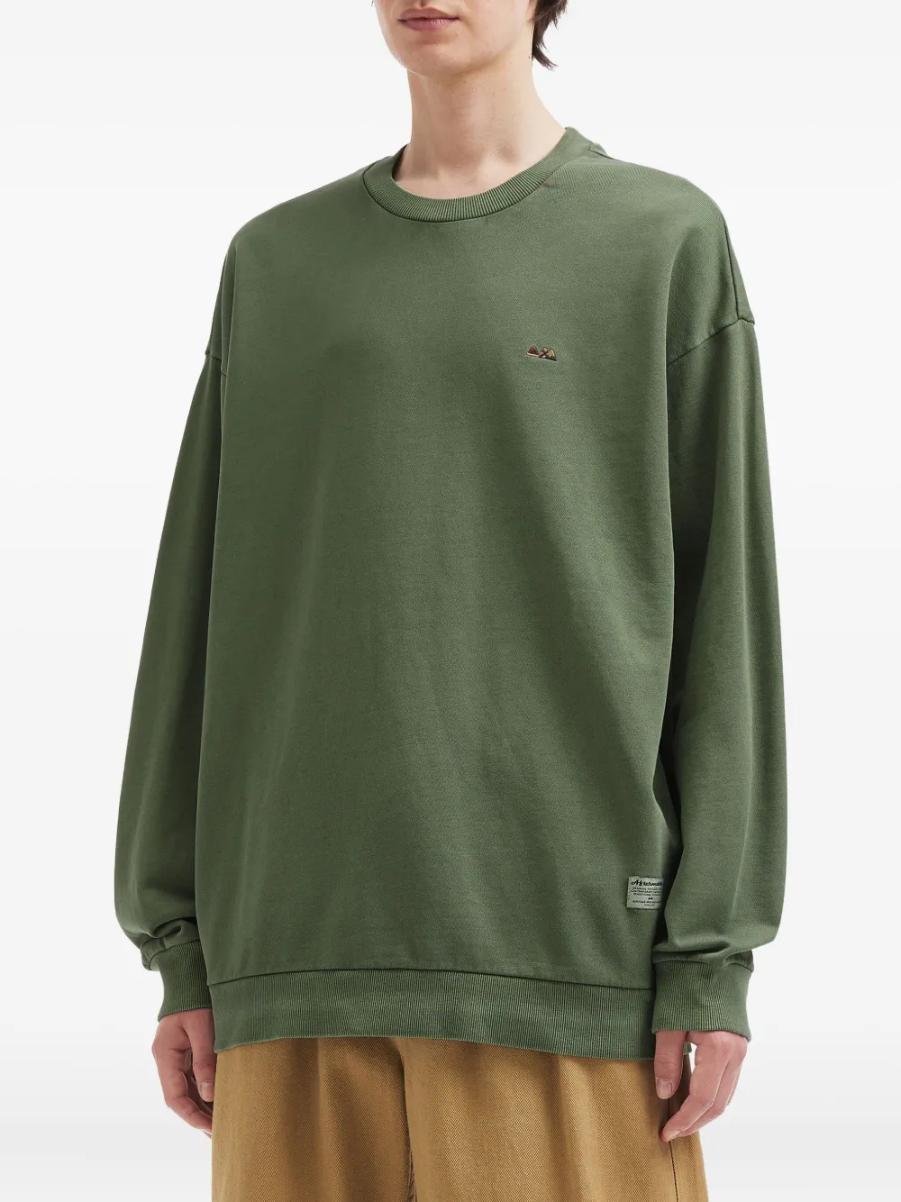aftermaths embroidered triangle-pattern sweatshirt | Sweatshirts | Image 2