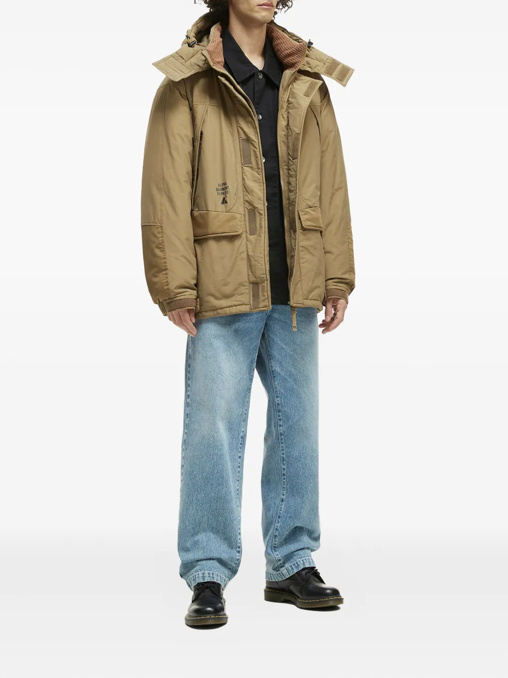 Alpha Industries hooded flap-pocket jacket | Hooded Jackets | Image 2