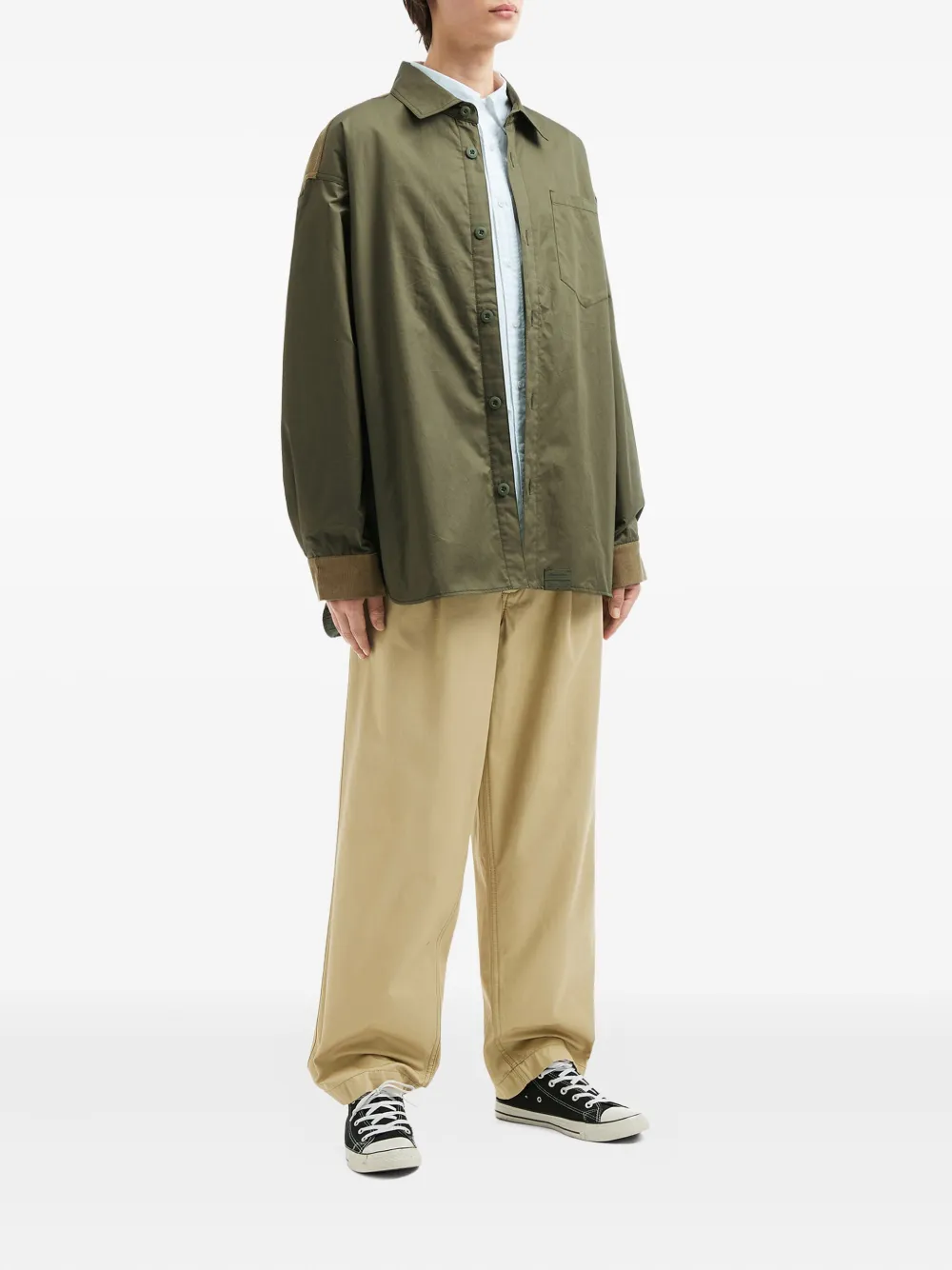 aftermaths quilted corduroy panel shirt | Shirt Jackets | Image 2