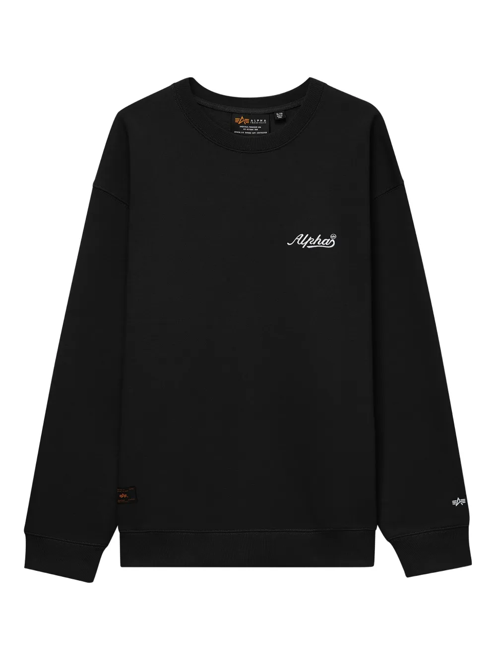 Alpha Industries tiger-print crew-neck sweatshirt | Black | Image 1