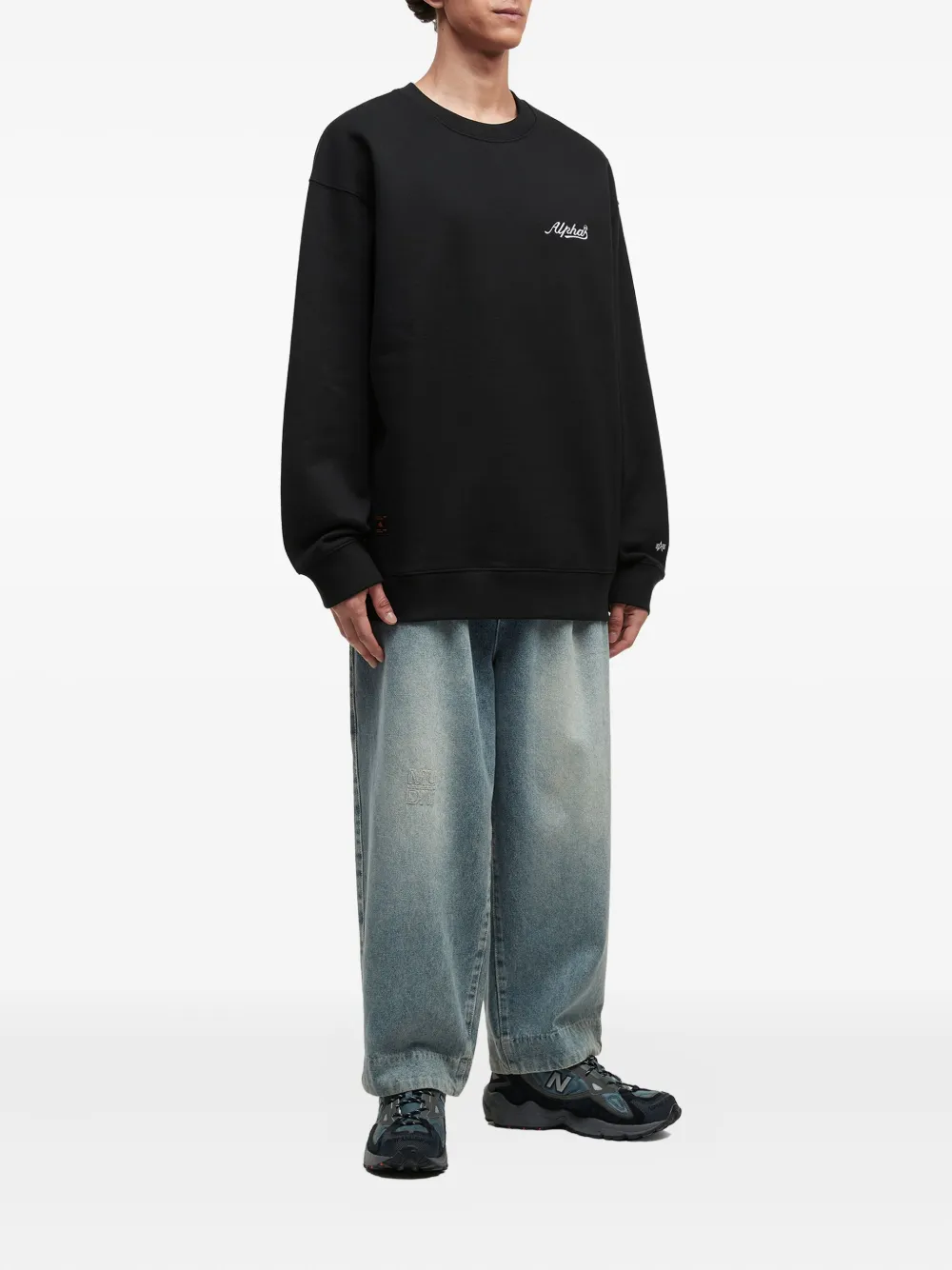 Alpha Industries tiger-print crew-neck sweatshirt | Sweatshirts | Image 2