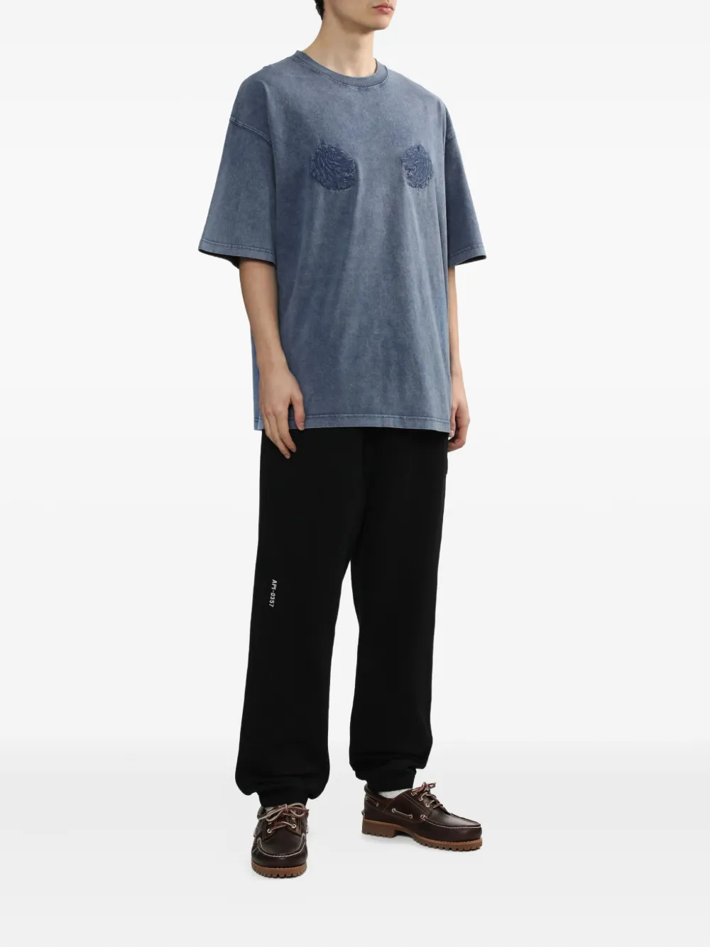 Alpha Industries Sweater met geborduurd detail - Blauw