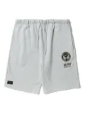 Alpha Industries logo-patch shorts - Grey
