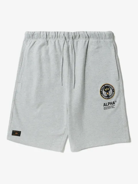 Alpha Industries logo-patch shorts