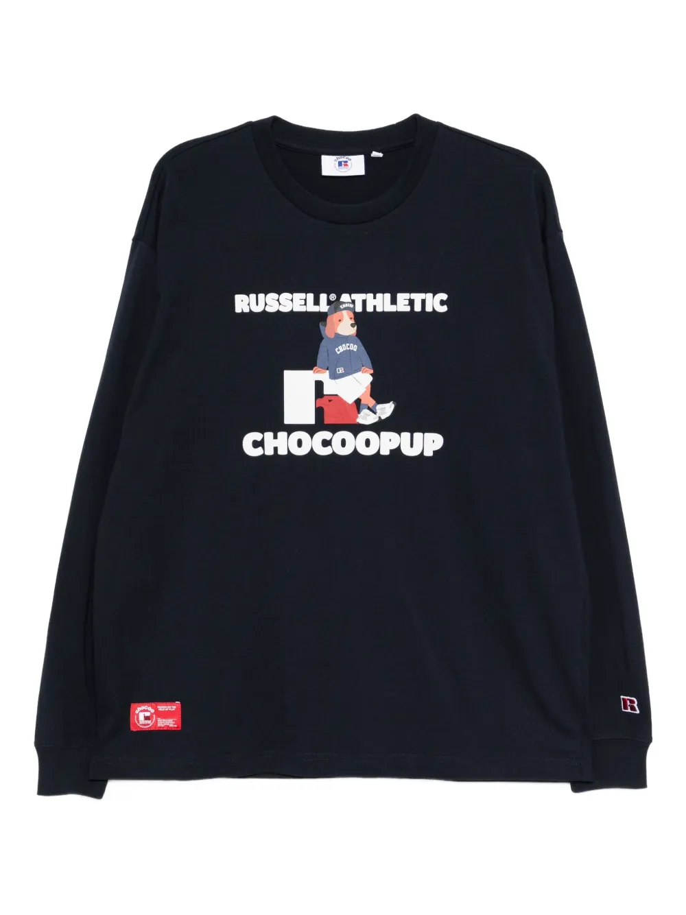 CHOCOOLATE graphic-print T-shirt | Blue | Image 1
