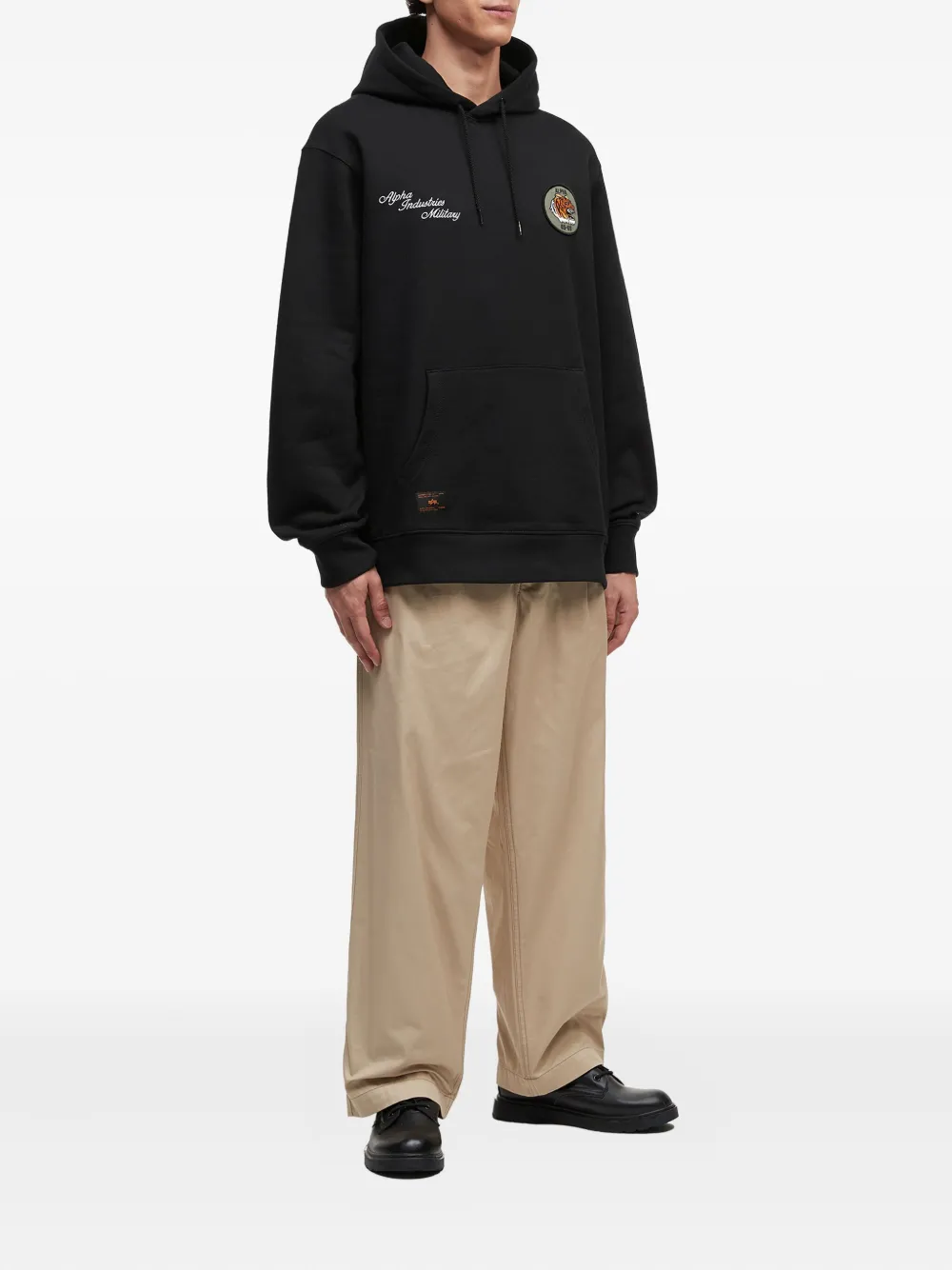 Alpha Industries tiger-patch embroidered-logo hoodie | Hoodies | Image 2