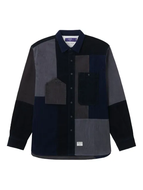 aftermaths patchwork corduroy shirt