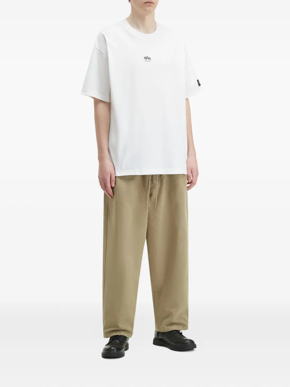Alpha Industries Broek met elastische taille - Beige