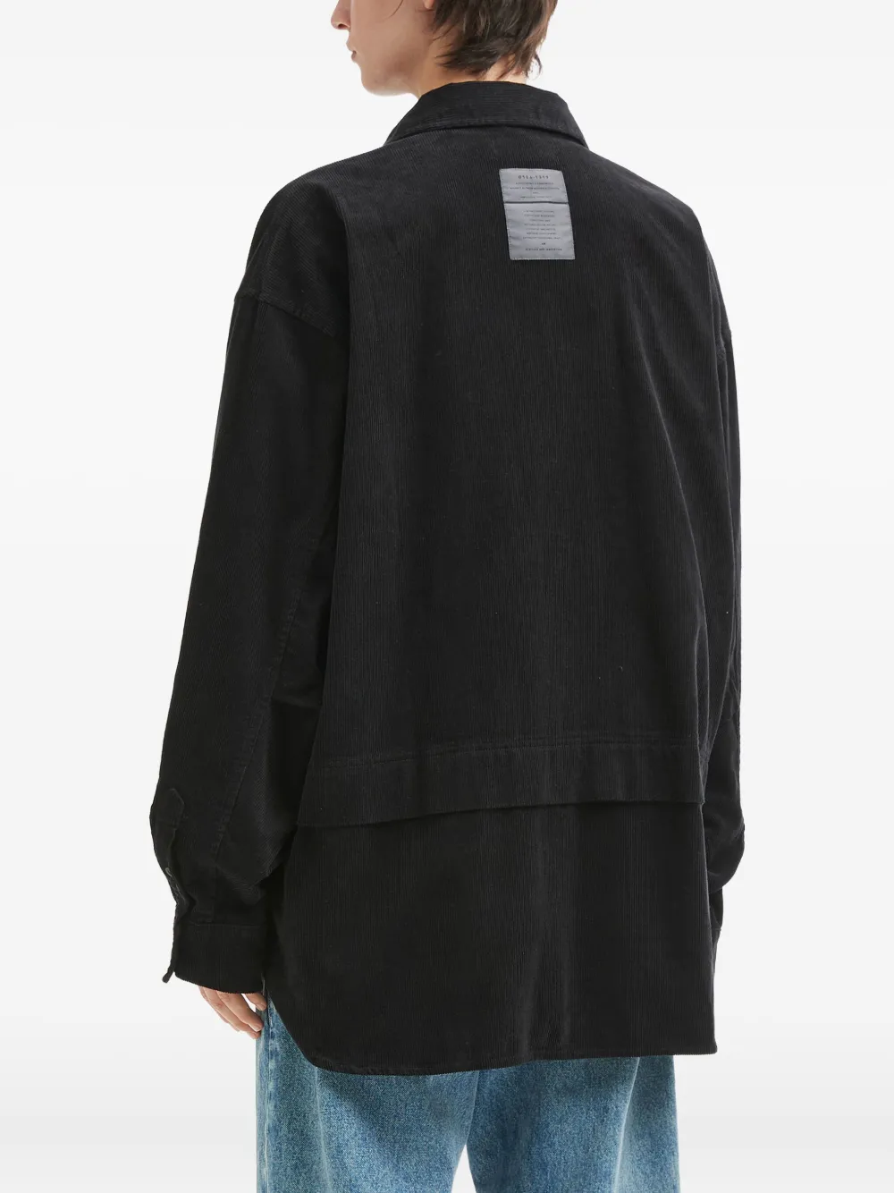 Aftermaths Corduroy Pocket Shirt In Black