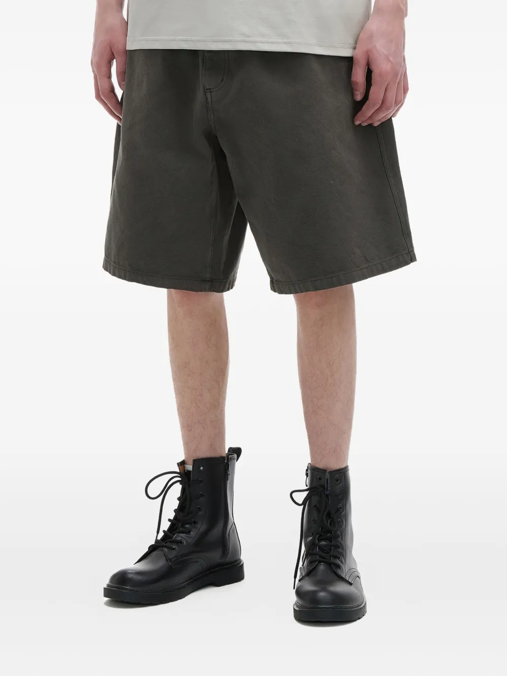Alpha Industries Cargo shorts met patch Grijs