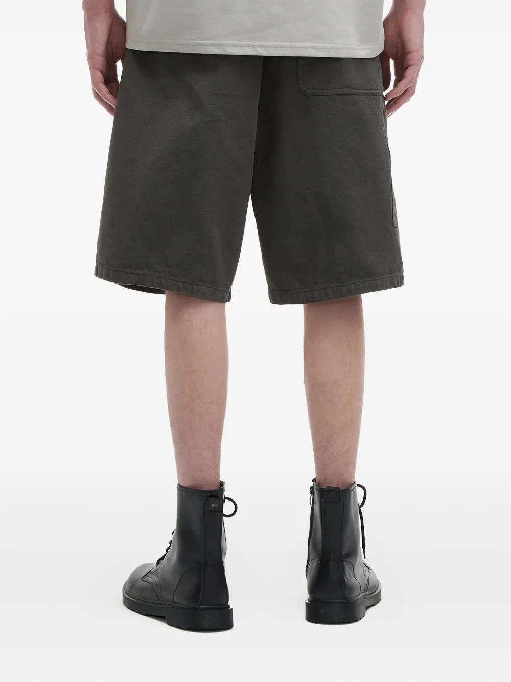 Alpha Industries Cargo shorts met patch Grijs
