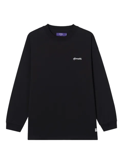aftermaths mountain-graphic long-sleeve T-shirt