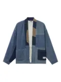 aftermaths patchwork denim jacket - Blue