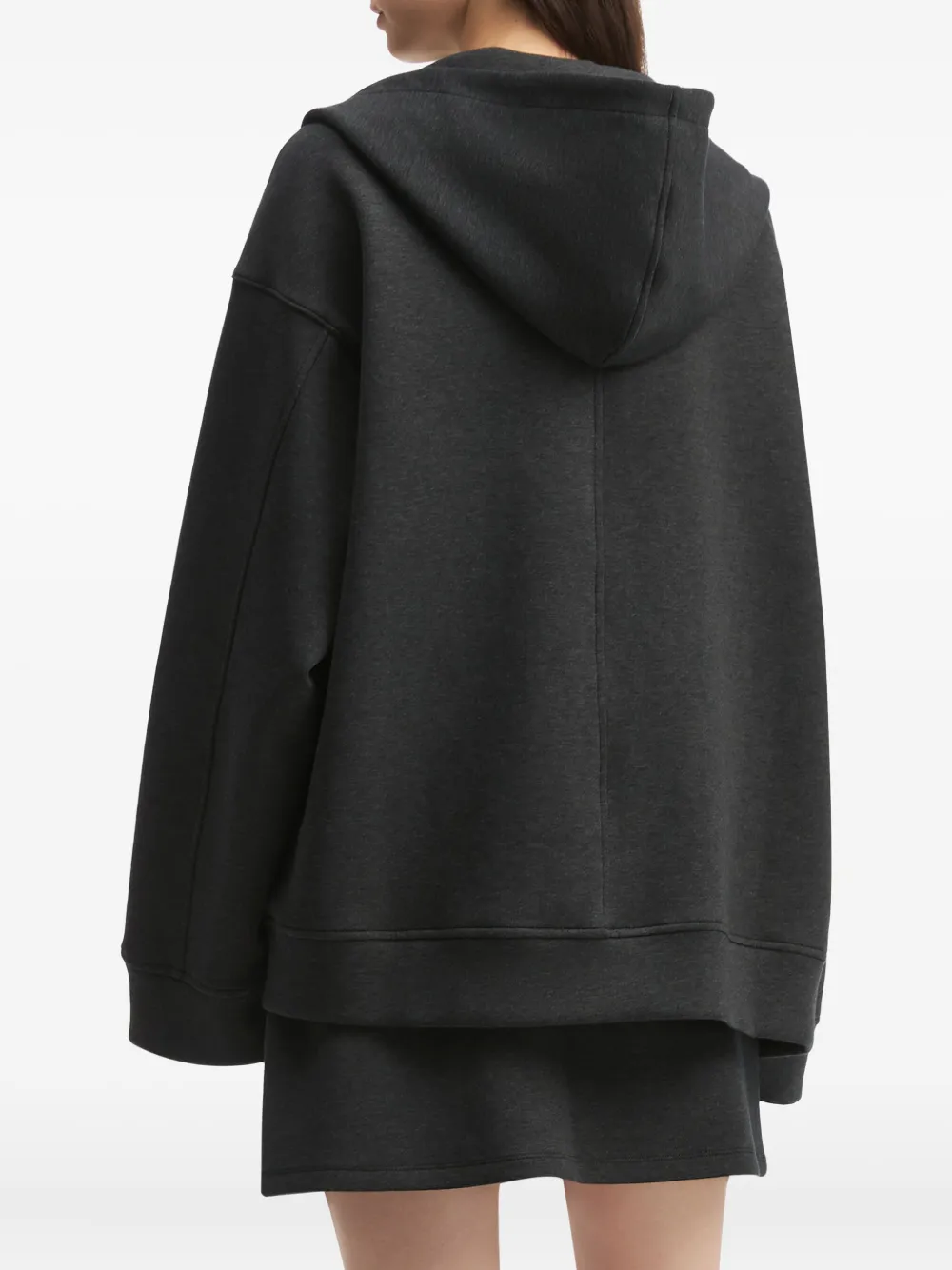 b+ab Hoodie met rits Grijs