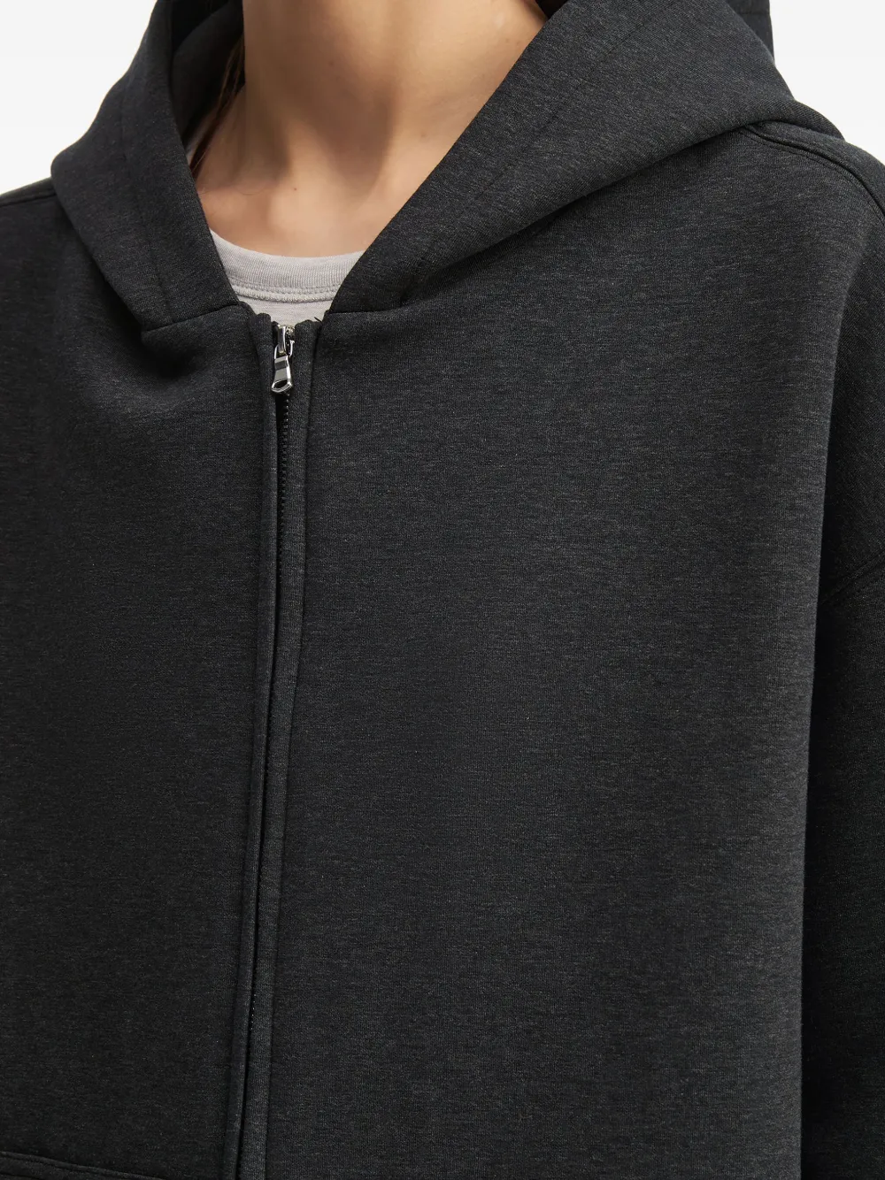 b+ab Hoodie met rits Grijs