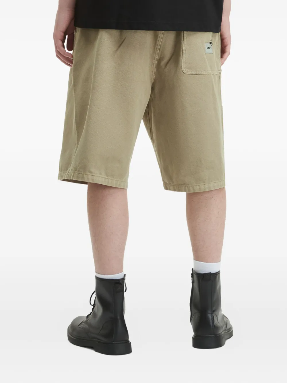 Alpha Industries Katoenen shorts met cargozakken Beige