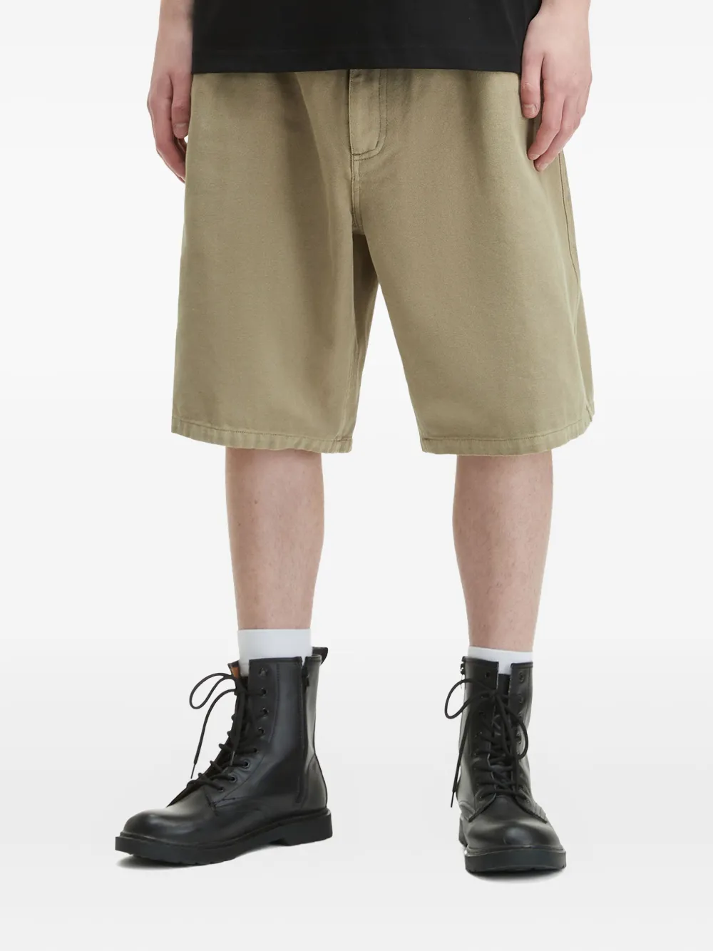 Alpha Industries Katoenen shorts met cargozakken Beige
