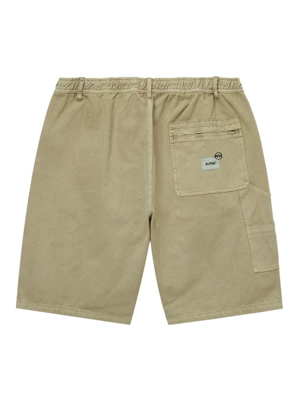 Alpha Industries Katoenen shorts met cargozakken Beige