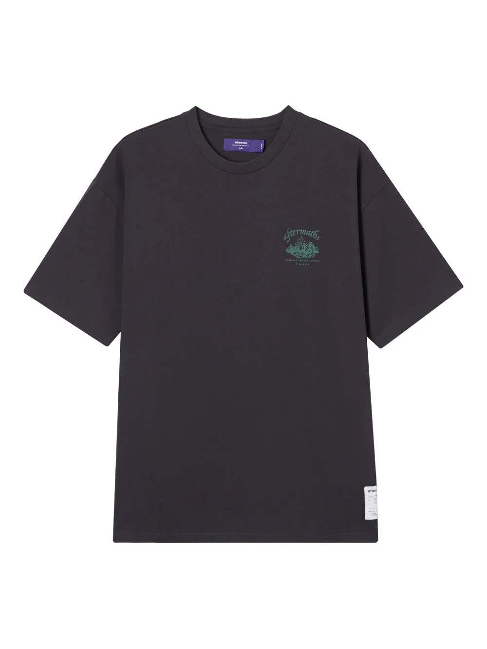 aftermaths mountain-graphic T-shirt | Grey | Image 1