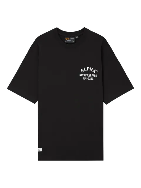 Alpha Industries футболка с принтом