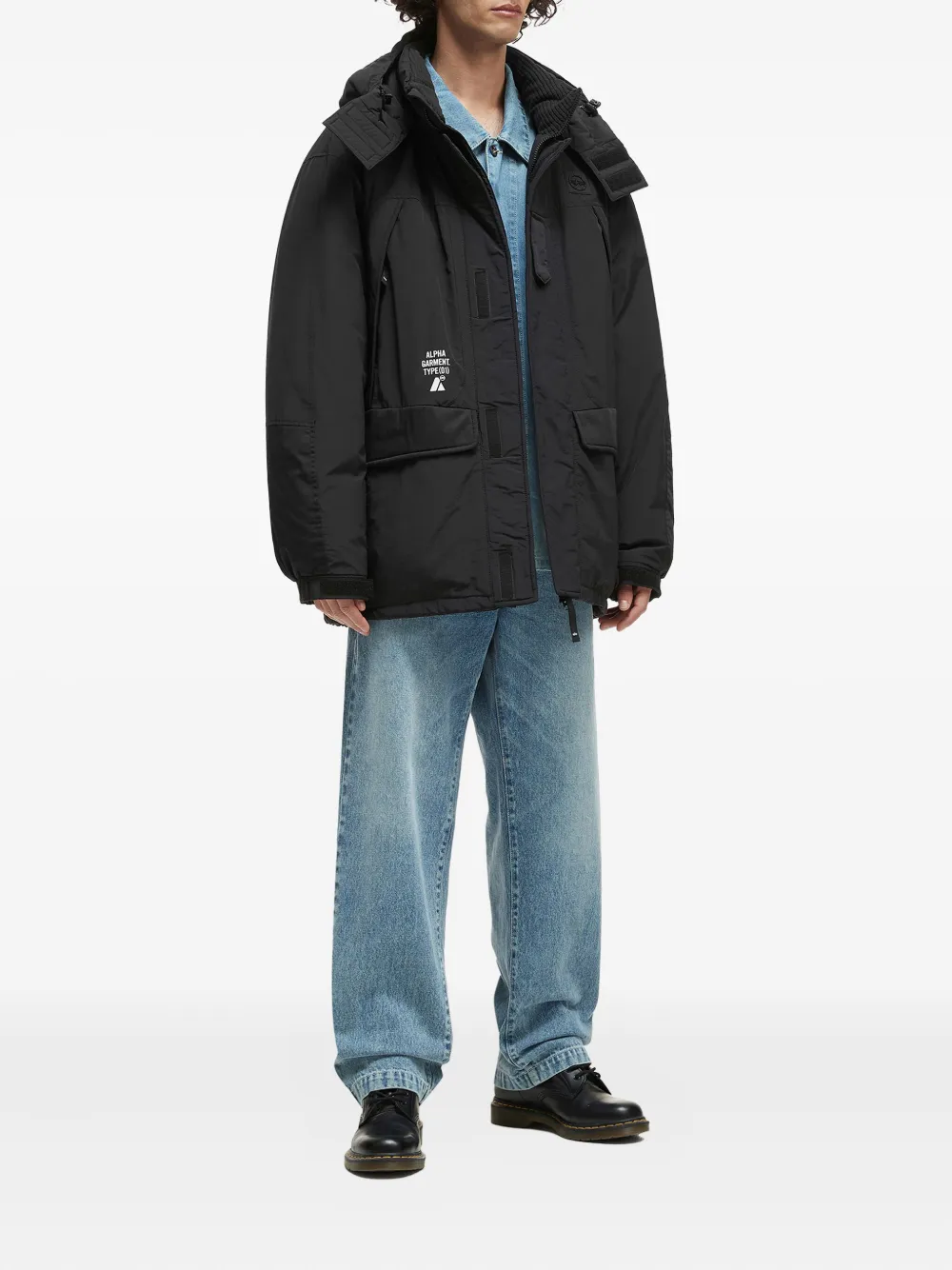 Alpha Industries hooded padded jacket | Down Jackets | Image 2