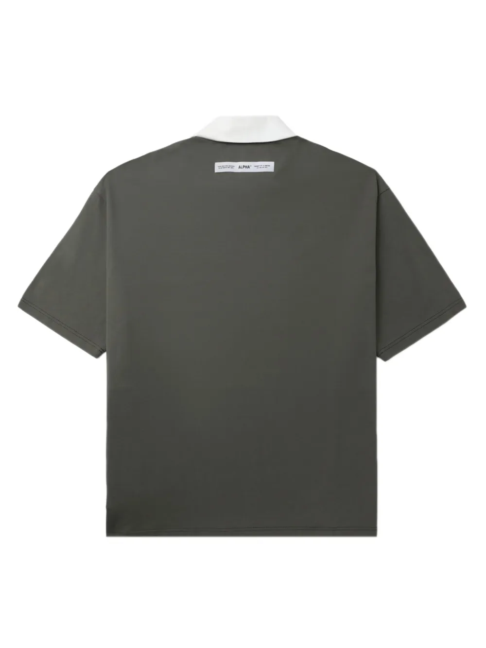 Alpha Industries Panelled Rugby Polo Shirt In Green
