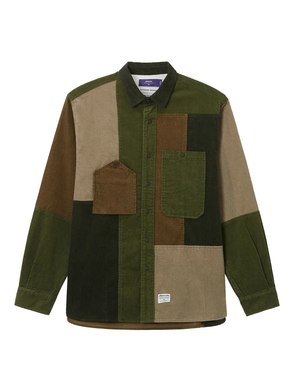 aftermaths camisa con diseño patchwork | neutro | Image 1