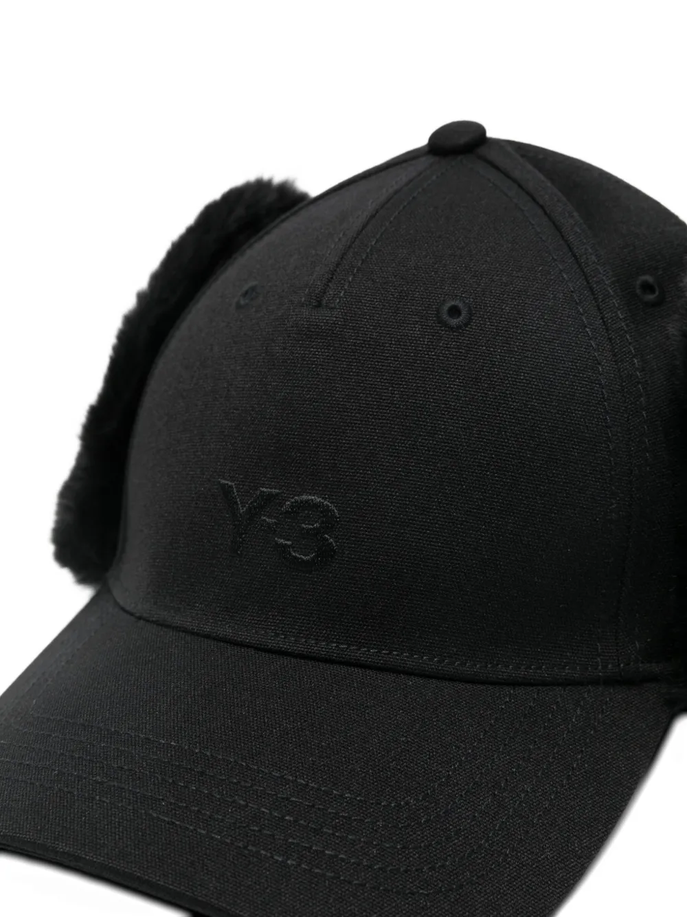 Y-3 Adidas Caps In Black