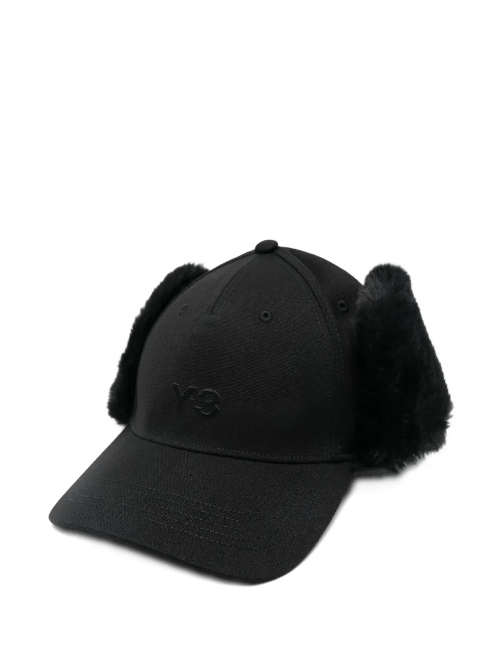 Y-3 Adidas Caps In Black