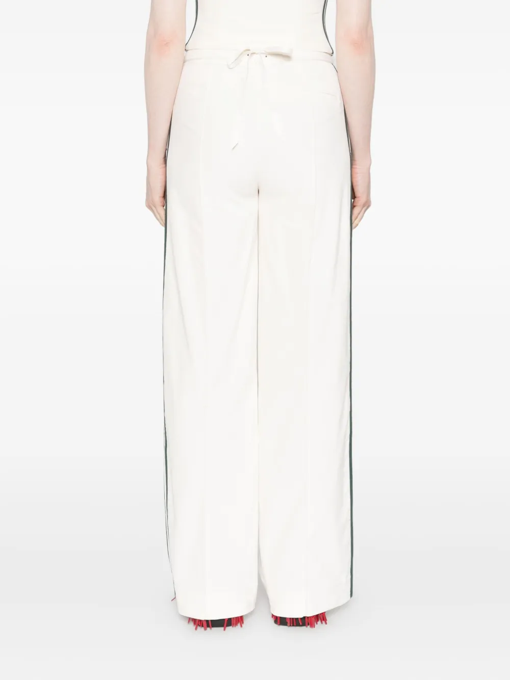 Adidas サイドストライプ パンツ | ホワイト | FARFETCH JP