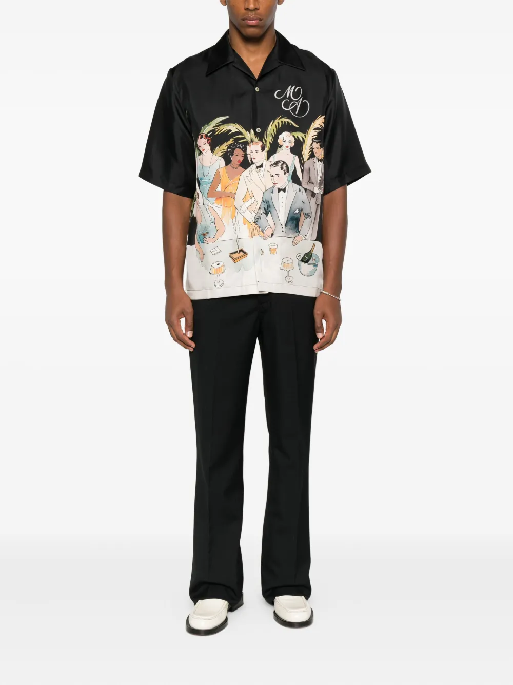 AMIRI illustration-print short-sleeve shirt | Image 2