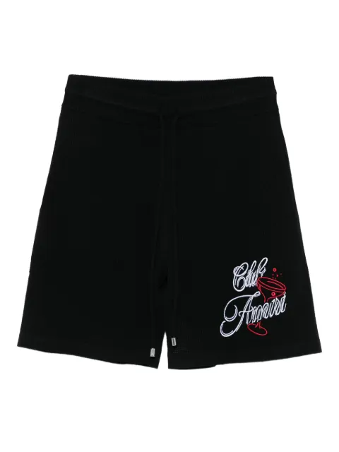 AMIRI embroidered-lettering shorts