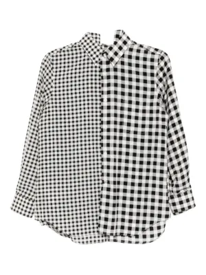 Comme Des Garçons チェック シャツ | ブラック | FARFETCH JP