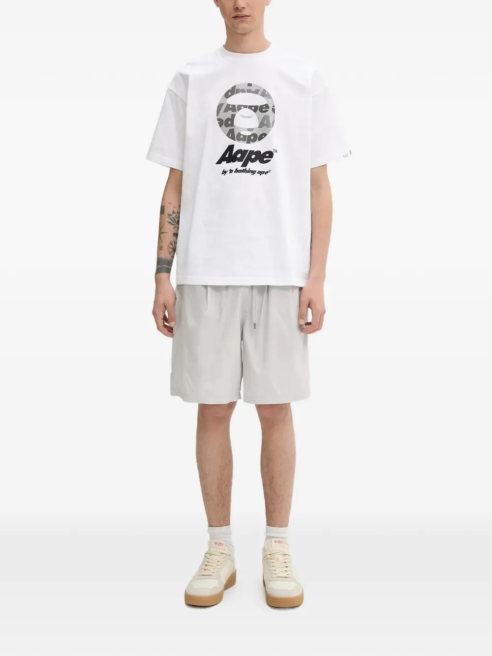 A BATHING APE® One Point Ctn drawstring shorts | Bermuda Shorts | Image 2