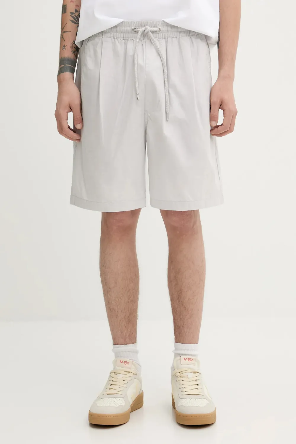 A BATHING APE® One Point Ctn drawstring shorts | Grey | Image 1