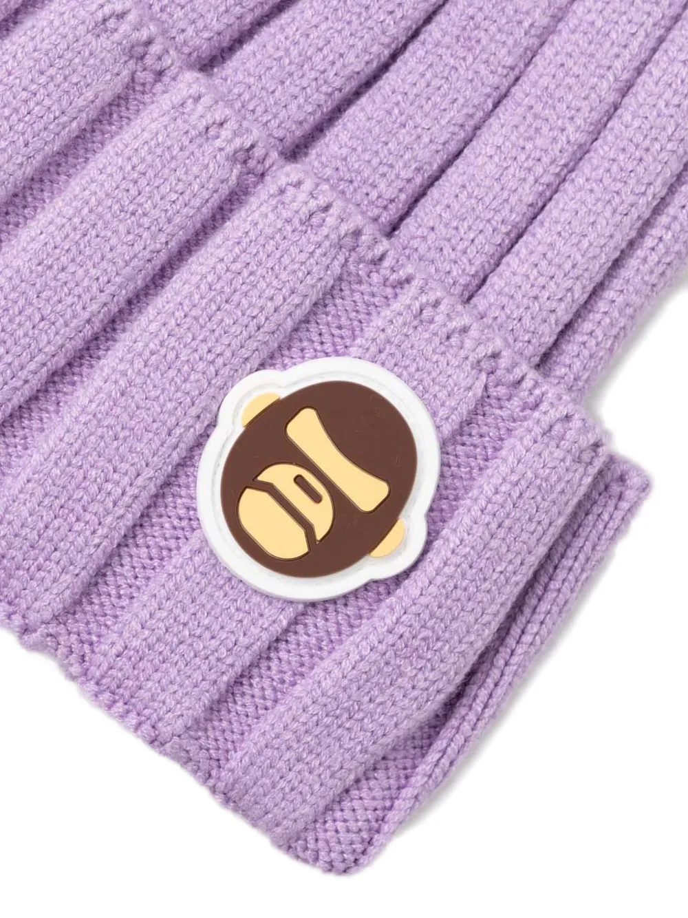 AAPE BY *A BATHING APE® Aldo ribbed logo-patch beanie | Image 2